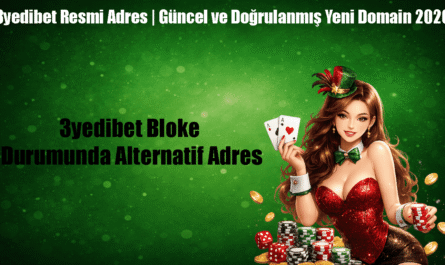 3yedibet Bloke Durumunda Alternatif Adres